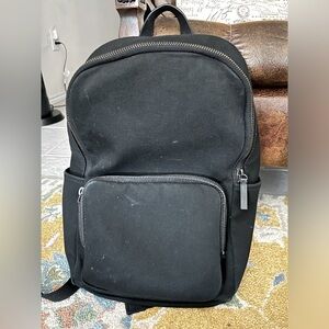 Everlane Black Canvas Backpack